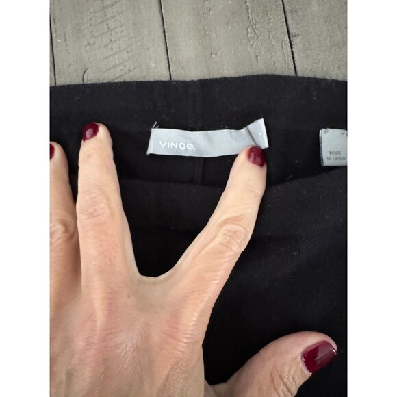 Vince Black Legging Pants Cotton Cashmere Size Small - Picture 2 of 3